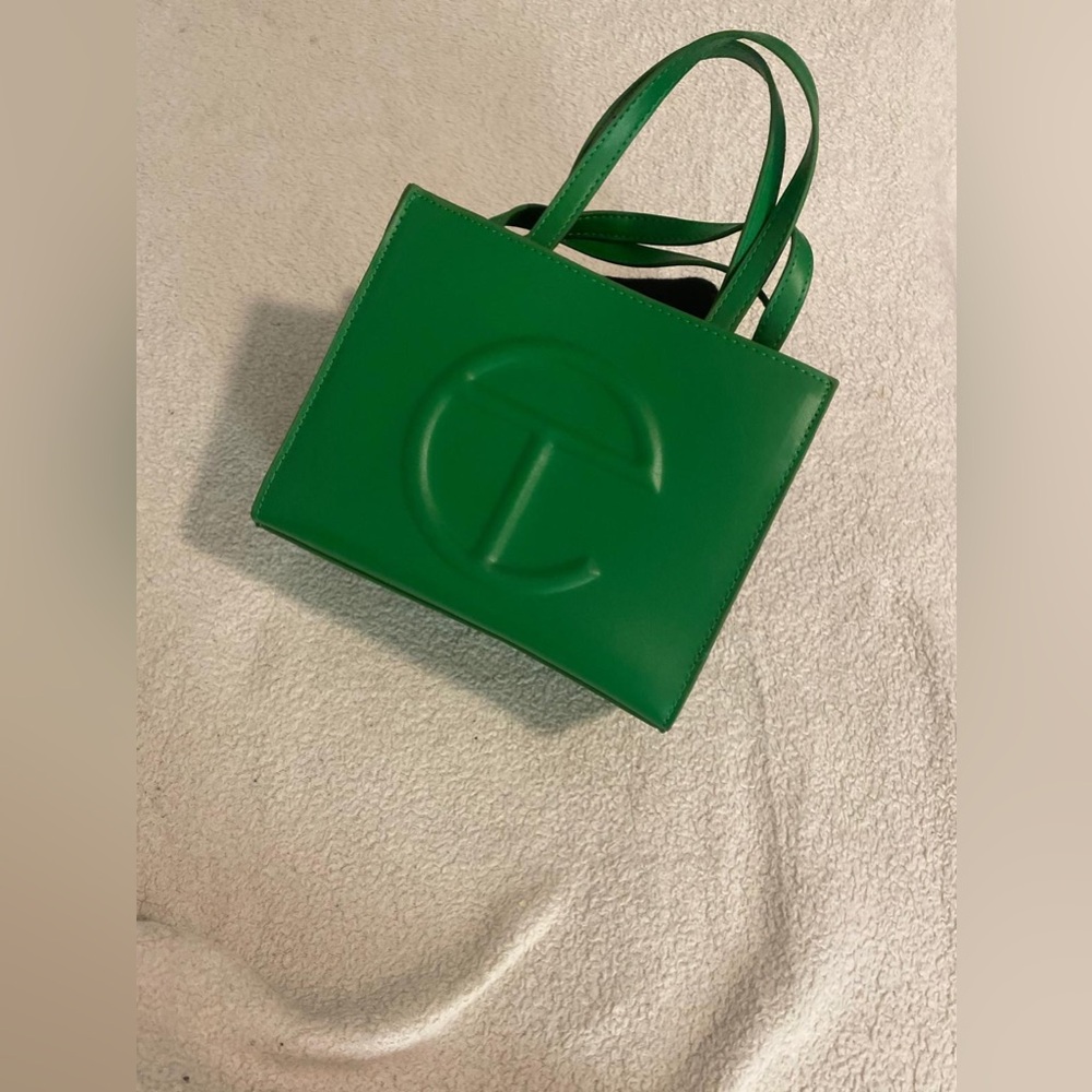 Chic Green mini Tote Bag. ( small )